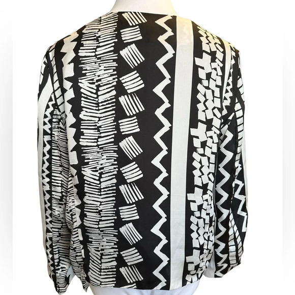 Sandro Open Cardigan Top Asymmetrical Hem Silky Soft Ruched Arms - Picture 4 of 5